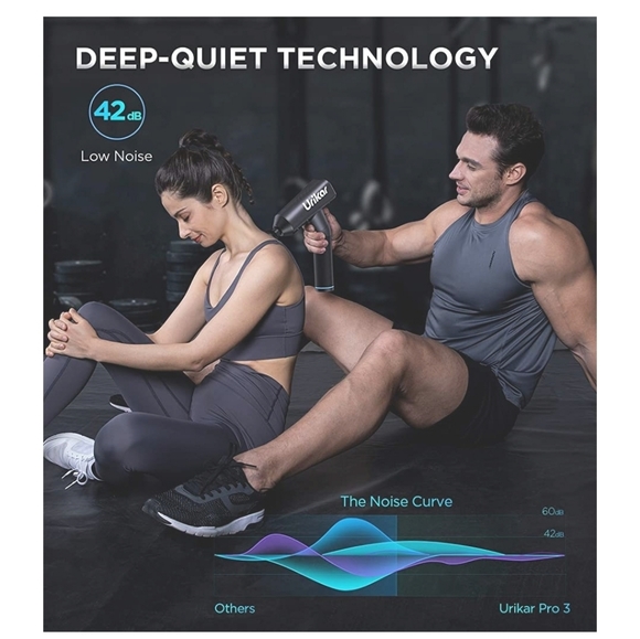 Urikar Pro 3 Massage Gun, Portable Deep Tissue Mus - Picture 5 of 6